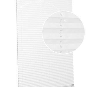 Pleated blind without drilling - for gluing